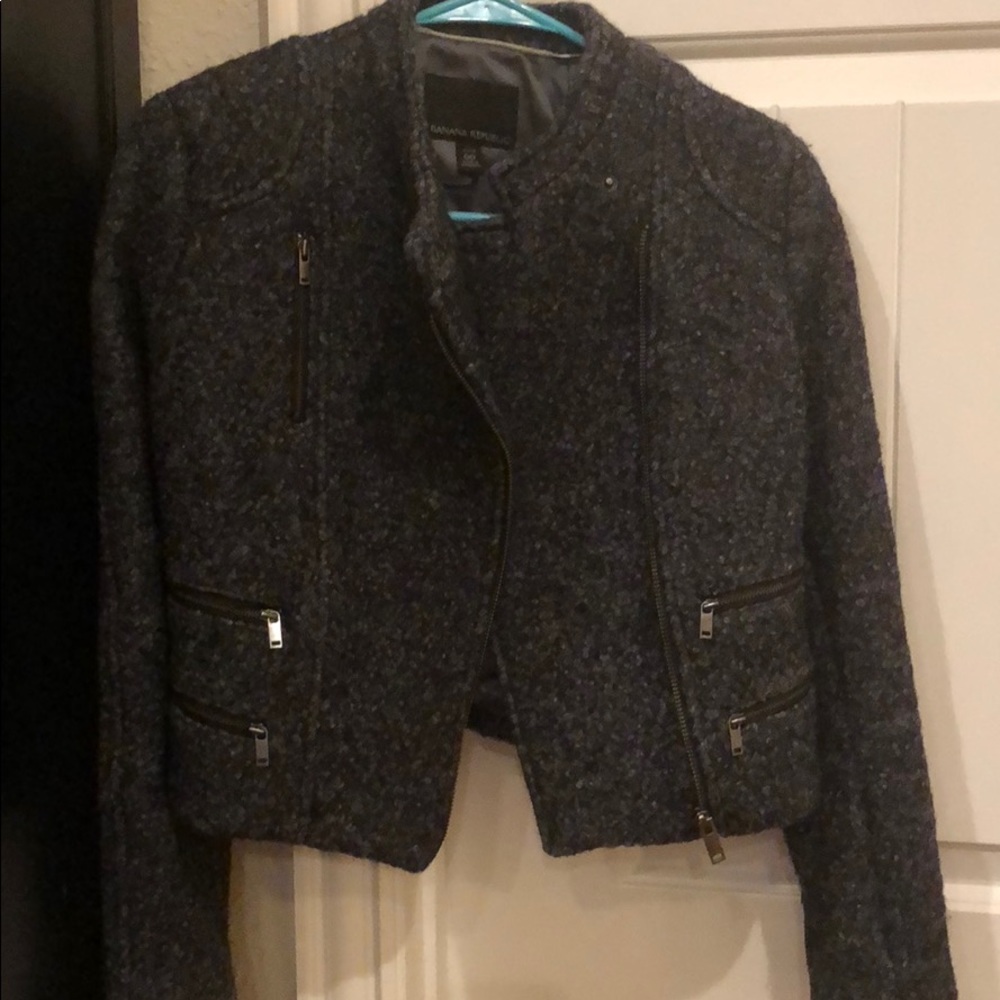 ❤️Banana Republic crop warm jacket size 00P ❤️